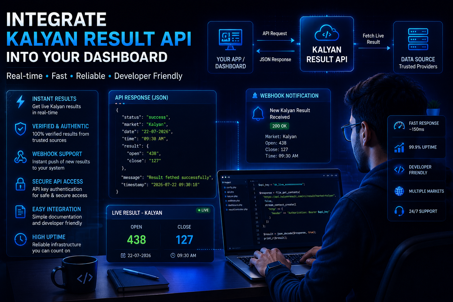 Instant Kalyan Result API Integration Guide (2026) – Fast, Secure & Real-Time API for Matka Apps - cover image